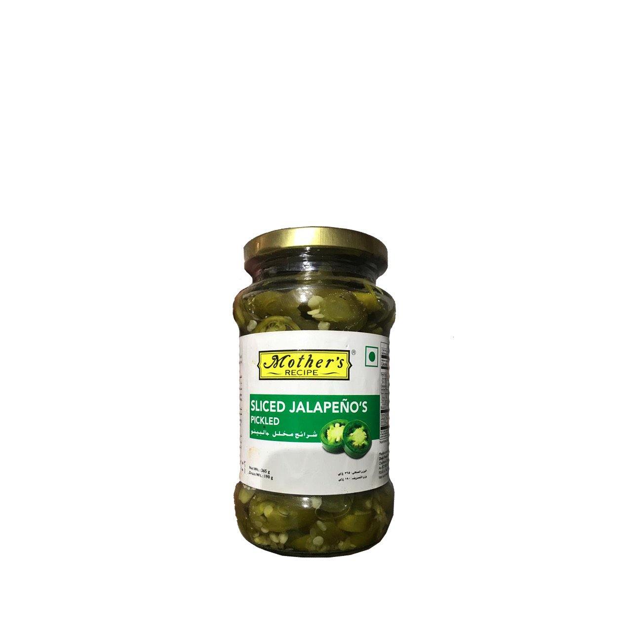 Mother’s Recipe Sliced Jalapeño’s Pickled مازرز ريسبي شرائح مخلل جالبينو - Solly Mart